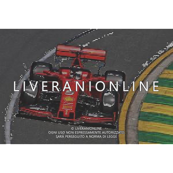Sebastian Vettel (GER) Ferrari SF90. 15.03.2019. Formula 1 World Championship, Rd 1, Australian Grand Prix, Albert Park, Melbourne, Australia, Practice Day. / AGENZIA ALDO LIVERANI SAS - ITALY ONLY EDITORIAL USE ONLY - F1 GP Australia Melbourne, Prove Libere 15.03.2019