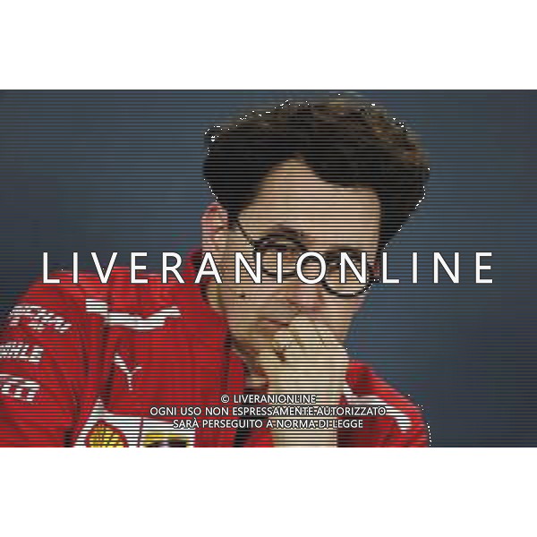 Mattia Binotto (ITA) Ferrari Team Principal in the FIA Press Conference. 15.03.2019. Formula 1 World Championship, Rd 1, Australian Grand Prix, Albert Park, Melbourne, Australia, Practice Day. / AGENZIA ALDO LIVERANI SAS - ITALY ONLY EDITORIAL USE ONLY - F1 GP Australia Melbourne, Prove Libere 15.03.2019