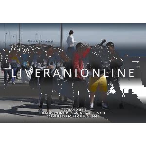 Global strike for future - Sciopero globale per il clima Rimini - 15.03.2019 Nella Foto: Global strike for future Sciopero globale per il clima, manifestazione in piazza Cavour e pulizia della spiaggia /Ph.Vitez-Ag. Aldo Liverani