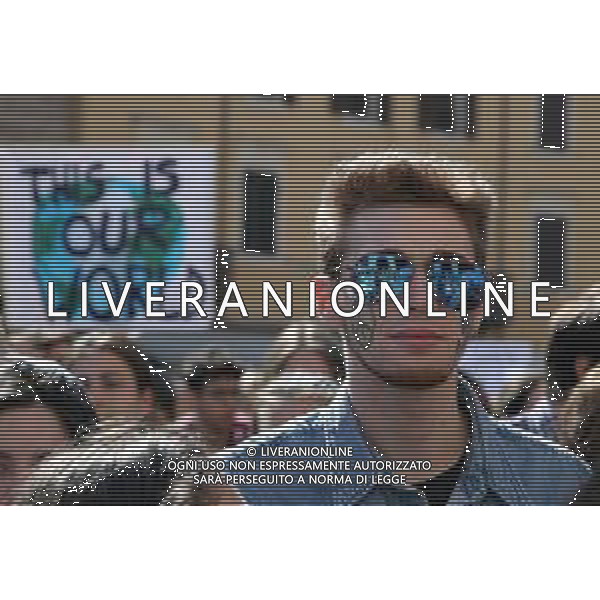 Global strike for future - Sciopero globale per il clima Rimini - 15.03.2019 Nella Foto: Global strike for future Sciopero globale per il clima, manifestazione in piazza Cavour e pulizia della spiaggia /Ph.Vitez-Ag. Aldo Liverani