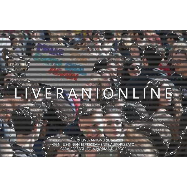 Global strike for future - Sciopero globale per il clima Rimini - 15.03.2019 Nella Foto: Global strike for future Sciopero globale per il clima, manifestazione in piazza Cavour e pulizia della spiaggia /Ph.Vitez-Ag. Aldo Liverani