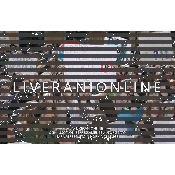 Global strike for future - Sciopero globale per il clima Rimini - 15.03.2019 Nella Foto: Global strike for future Sciopero globale per il clima, manifestazione in piazza Cavour e pulizia della spiaggia /Ph.Vitez-Ag. Aldo Liverani