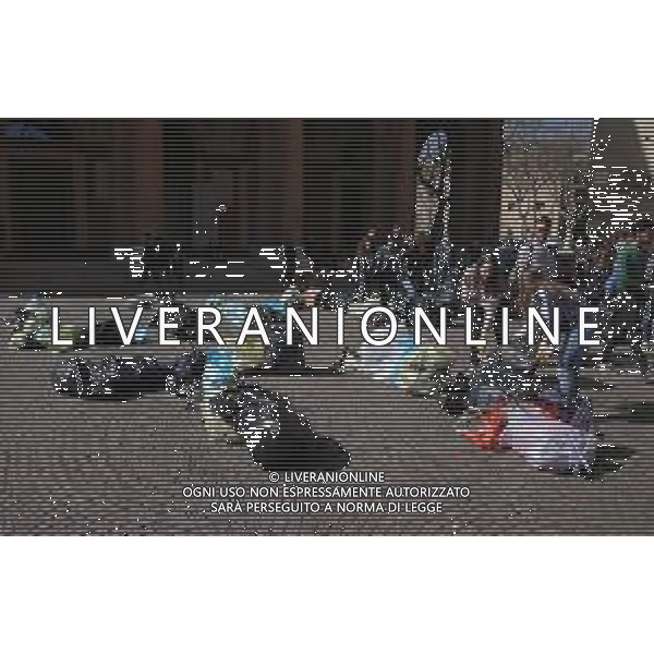 Global strike for future - Sciopero globale per il clima Rimini - 15.03.2019 Nella Foto: Global strike for future Sciopero globale per il clima, manifestazione in piazza Cavour e pulizia della spiaggia /Ph.Vitez-Ag. Aldo Liverani