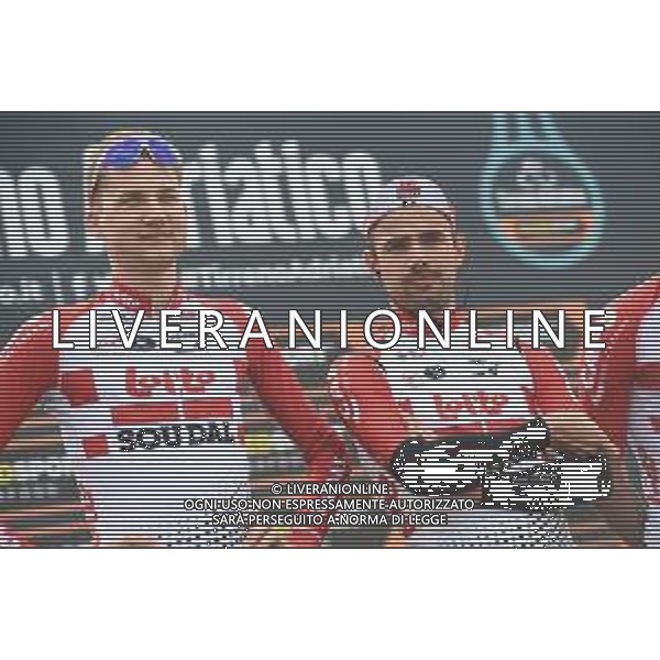 15-03-2019 Tirreno - Adriatico; Tappa 03 Pomarance - Foligno; 2019, Lotto - Soudal; Wellens, Tim; Campenaerts, Victor; Pomarance; ©SIROTTI / AGENZIA ALDO LIVERANI SAS