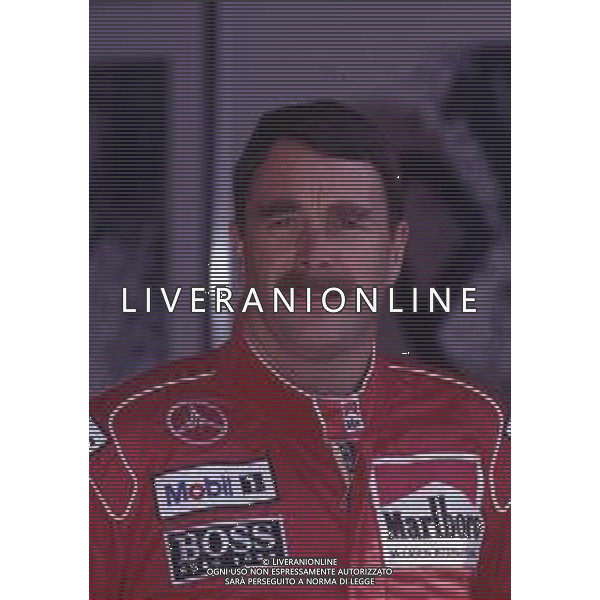 RETROSPETTIVA NIGEL MANSELL PILOTA F1 NELLA FOTO NIGEL MANSELL NELL\'ANNO 1995 AG ALDO LIVERANI SAS