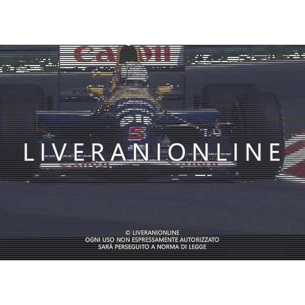 RETROSPETTIVA NIGEL MANSELL PILOTA F1 NELLA FOTO NIGEL MANSELL NELL\'ANNO 1991 AG ALDO LIVERANI SAS 