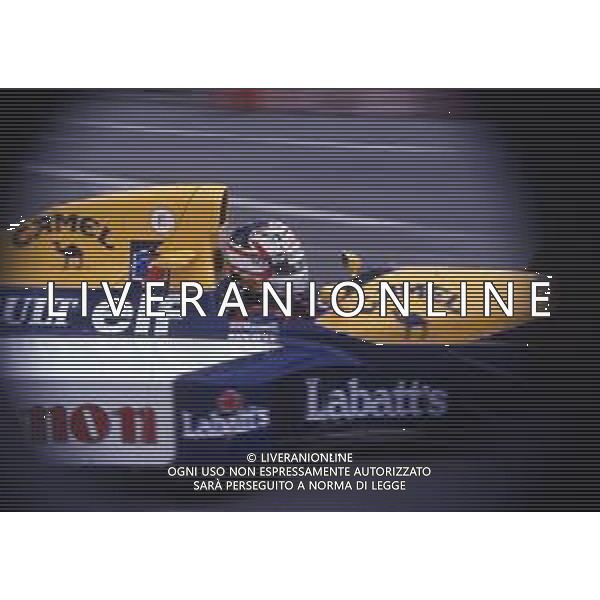 RETROSPETTIVA NIGEL MANSELL PILOTA F1 NELLA FOTO NIGEL MANSELL NELL\'ANNO 1991 AG ALDO LIVERANI SAS 