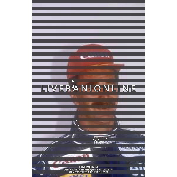 RETROSPETTIVA NIGEL MANSELL PILOTA F1 NELLA FOTO NIGEL MANSELL NELL\'ANNO 1991 AG ALDO LIVERANI SAS 