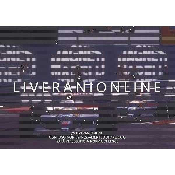 RETROSPETTIVA NIGEL MANSELL PILOTA F1 NELLA FOTO NIGEL MANSELL NELL\'ANNO 1991 AG ALDO LIVERANI SAS 