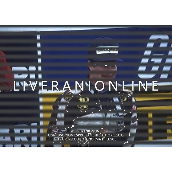 RETROSPETTIVA NIGEL MANSELL PILOTA F1 NELLA FOTO NIGEL MANSELL NELL\'ANNO 1984 AG ALDO LIVERANI SAS 