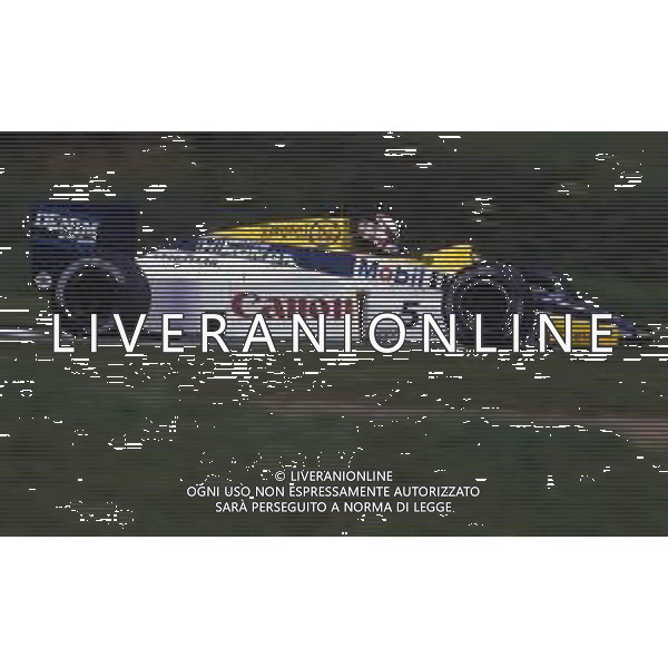 RETROSPETTIVA NIGEL MANSELL PILOTA F1 NELLA FOTO NIGEL MANSELL NELL\'ANNO 1985 AG ALDO LIVERANI SAS 