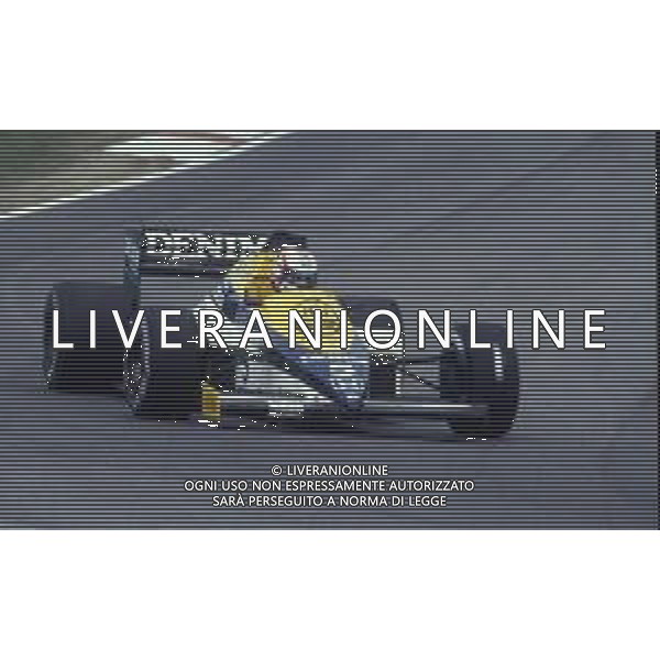 RETROSPETTIVA NIGEL MANSELL PILOTA F1 NELLA FOTO NIGEL MANSELL NELL\'ANNO 1985 AG ALDO LIVERANI SAS 