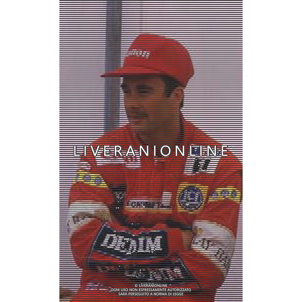 RETROSPETTIVA NIGEL MANSELL PILOTA F1 NELLA FOTO NIGEL MANSELL NELL\'ANNO 1986 AG ALDO LIVERANI SAS 