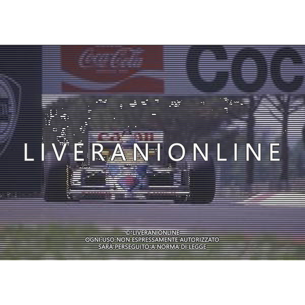 RETROSPETTIVA NIGEL MANSELL PILOTA F1 NELLA FOTO NIGEL MANSELL NELL\'ANNO 1986 AG ALDO LIVERANI SAS 
