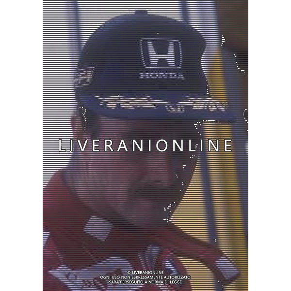 RETROSPETTIVA NIGEL MANSELL PILOTA F1 NELLA FOTO NIGEL MANSELL NELL\'ANNO 1986 AG ALDO LIVERANI SAS 