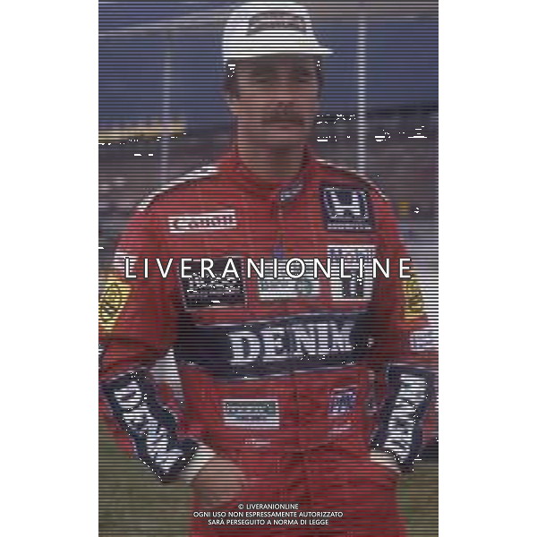 RETROSPETTIVA NIGEL MANSELL PILOTA F1 NELLA FOTO NIGEL MANSELL NELL\'ANNO 1986 AG ALDO LIVERANI SAS 