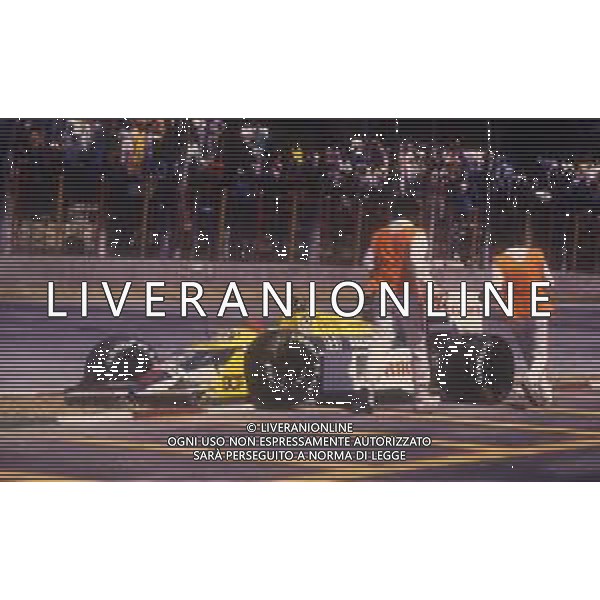 RETROSPETTIVA NIGEL MANSELL PILOTA F1 NELLA FOTO NIGEL MANSELL NELL\'ANNO 1988 AG ALDO LIVERANI SAS 