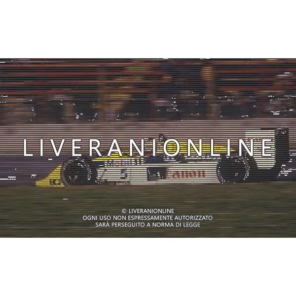 RETROSPETTIVA NIGEL MANSELL PILOTA F1 NELLA FOTO NIGEL MANSELL NELL\'ANNO 1988 AG ALDO LIVERANI SAS 