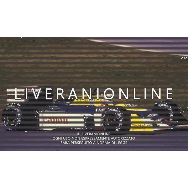 RETROSPETTIVA NIGEL MANSELL PILOTA F1 NELLA FOTO NIGEL MANSELL NELL\'ANNO 1988 AG ALDO LIVERANI SAS 