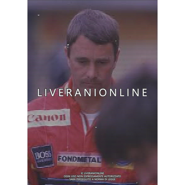 RETROSPETTIVA NIGEL MANSELL PILOTA F1 NELLA FOTO NIGEL MANSELL NELL\'ANNO 1988 AG ALDO LIVERANI SAS 