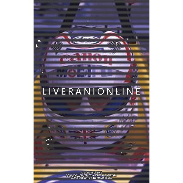 RETROSPETTIVA NIGEL MANSELL PILOTA F1 NELLA FOTO NIGEL MANSELL NELL\'ANNO 1988 AG ALDO LIVERANI SAS 