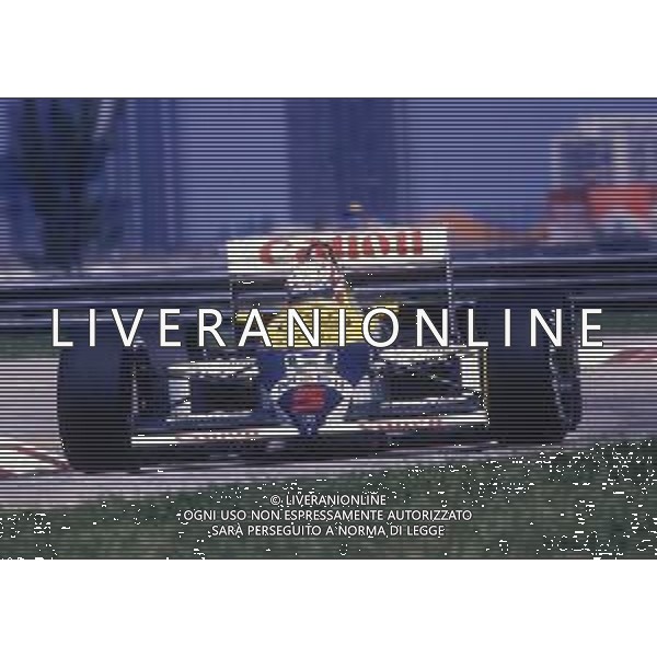 RETROSPETTIVA NIGEL MANSELL PILOTA F1 NELLA FOTO NIGEL MANSELL NELL\'ANNO 1988 AG ALDO LIVERANI SAS 