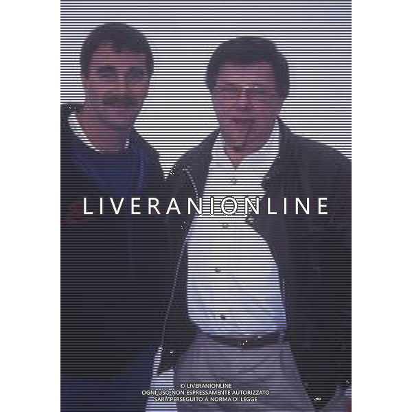 RETROSPETTIVA NIGEL MANSELL PILOTA F1 NELLA FOTO NIGEL MANSELL NELL\'ANNO 1993 CON KARL HAAS AG ALDO LIVERANI SAS