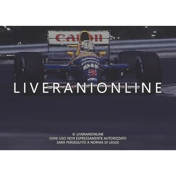 RETROSPETTIVA NIGEL MANSELL PILOTA F1 NELLA FOTO NIGEL MANSELL NELL\'ANNO 1992 AG ALDO LIVERANI SAS  