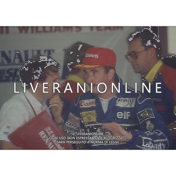 RETROSPETTIVA NIGEL MANSELL PILOTA F1 NELLA FOTO NIGEL MANSELL NELL\'ANNO 1992 AG ALDO LIVERANI SAS  