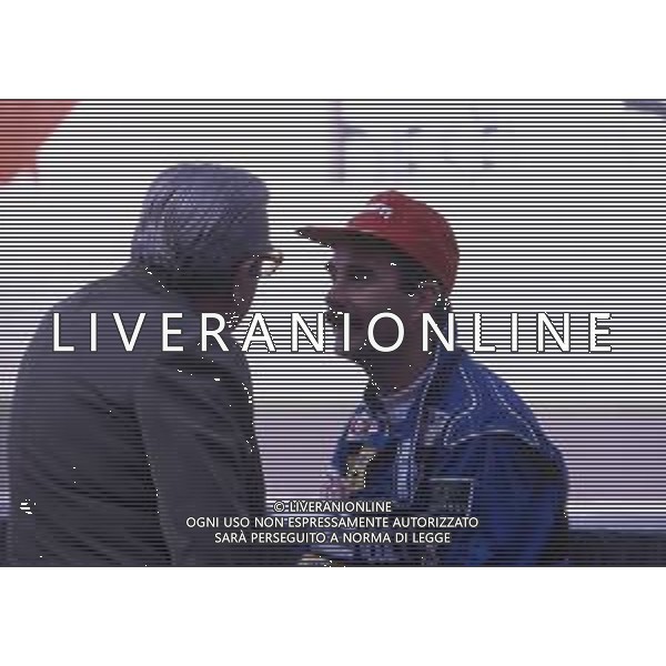 RETROSPETTIVA NIGEL MANSELL PILOTA F1 NELLA FOTO NIGEL MANSELL NELL\'ANNO 1992 CON JEAN MARIE BALESTRE AG ALDO LIVERANI SAS   