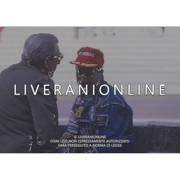 RETROSPETTIVA NIGEL MANSELL PILOTA F1 NELLA FOTO NIGEL MANSELL NELL\'ANNO 1992 CON JEAN MARIE BALESTRE AG ALDO LIVERANI SAS  