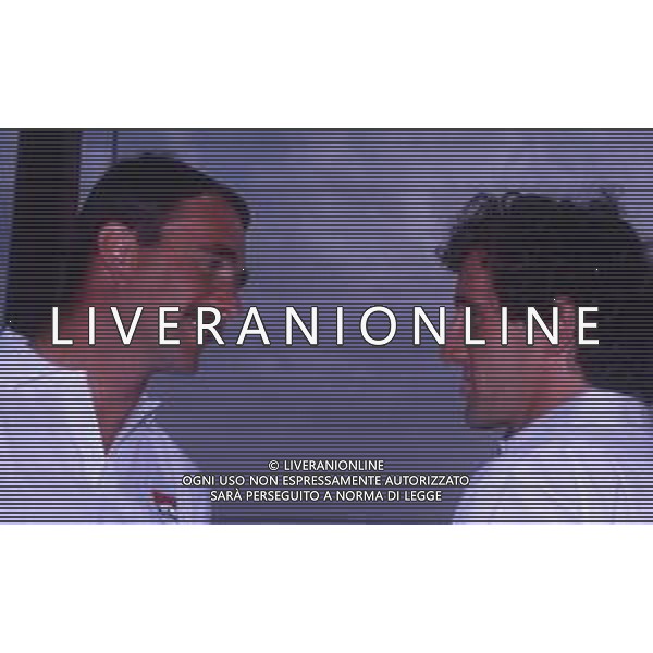 RETROSPETTIVA NIGEL MANSELL PILOTA F1 NELLA FOTO NIGEL MANSELL NELL\'ANNO 1987 CON ALAIN PROST AG ALDO LIVERANI SAS 