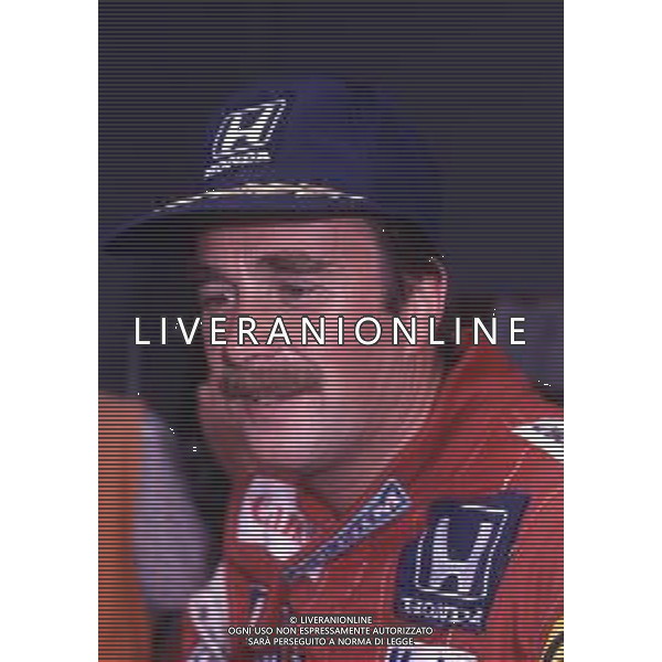 RETROSPETTIVA NIGEL MANSELL PILOTA F1 NELLA FOTO NIGEL MANSELL NELL\'ANNO 1987 AG ALDO LIVERANI SAS 