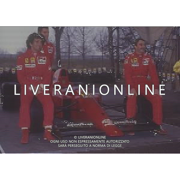 RETROSPETTIVA NIGEL MANSELL PILOTA F1 NELLA FOTO NIGEL MANSELL NELL\'ANNO ALAIN PROST AG ALDO LIVERANI SAS 