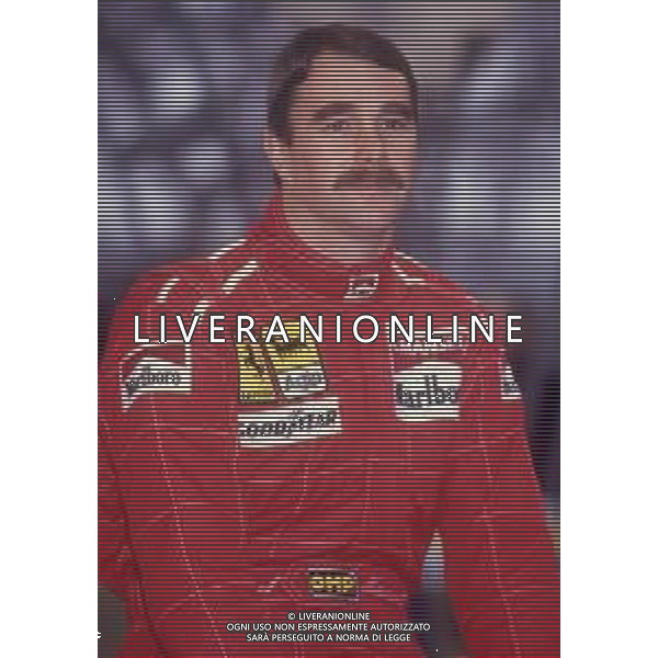RETROSPETTIVA NIGEL MANSELL PILOTA F1 NELLA FOTO NIGEL MANSELL NELL\'ANNO 1990 AG ALDO LIVERANI SAS