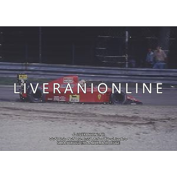 RETROSPETTIVA NIGEL MANSELL PILOTA F1 NELLA FOTO NIGEL MANSELL NELL\'ANNO 1990 AG ALDO LIVERANI SAS