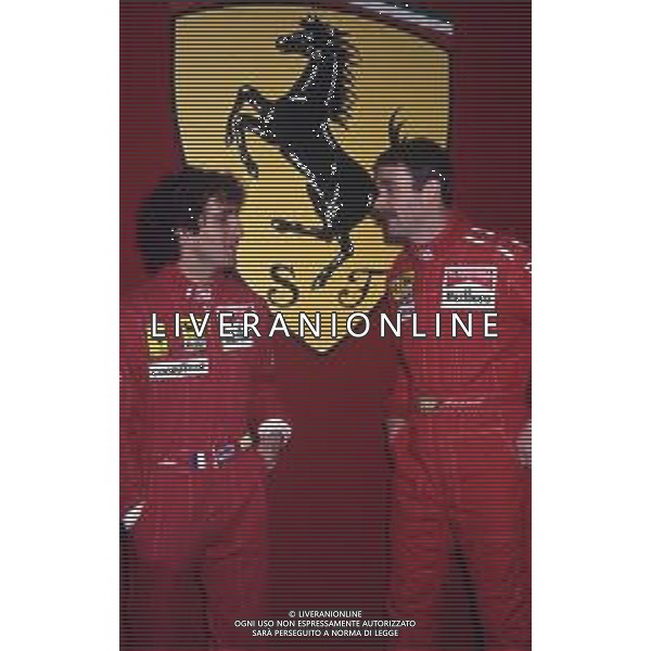 RETROSPETTIVA NIGEL MANSELL PILOTA F1 NELLA FOTO NIGEL MANSELL NELL\'ANNO CON ALAIN PROST AG ALDO LIVERANI SAS