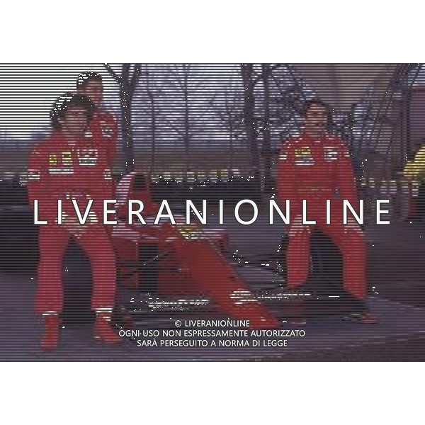 RETROSPETTIVA NIGEL MANSELL PILOTA F1 NELLA FOTO NIGEL MANSELL NELL\'ANNO CON ALAIN PROST AG ALDO LIVERANI SAS