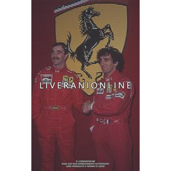 RETROSPETTIVA NIGEL MANSELL PILOTA F1 NELLA FOTO NIGEL MANSELL NELL\'ANNO CON ALAIN PROST AG ALDO LIVERANI SAS