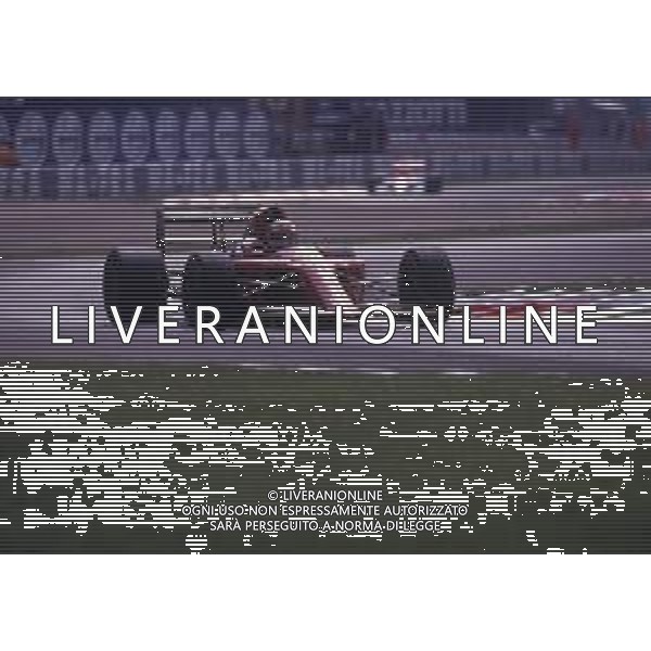 RETROSPETTIVA NIGEL MANSELL PILOTA F1 NELLA FOTO NIGEL MANSELL NELL\'ANNO 1990 AG ALDO LIVERANI SAS