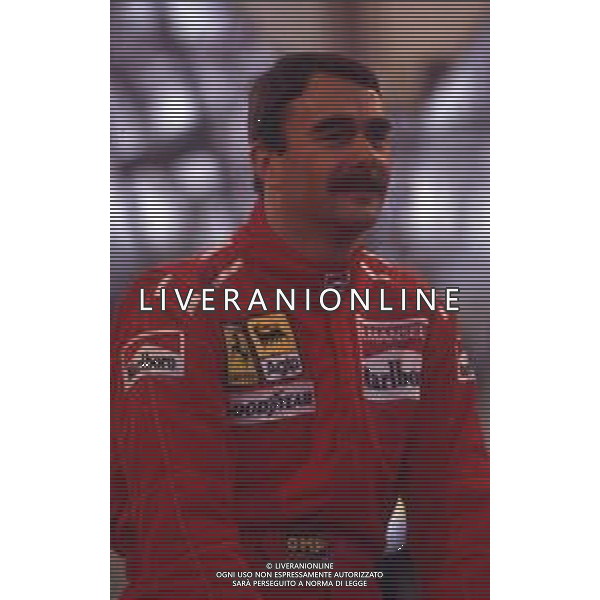 RETROSPETTIVA NIGEL MANSELL PILOTA F1 NELLA FOTO NIGEL MANSELL NELL\'ANNO 1990 AG ALDO LIVERANI SAS