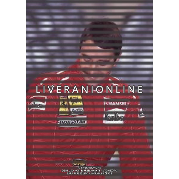 RETROSPETTIVA NIGEL MANSELL PILOTA F1 NELLA FOTO NIGEL MANSELL NELL\'ANNO 1990 AG ALDO LIVERANI SAS