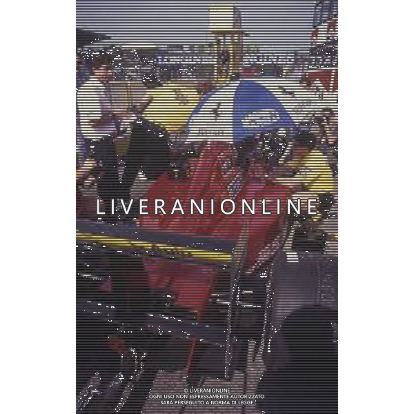 RETROSPETTIVA NIGEL MANSELL PILOTA F1 NELLA FOTO NIGEL MANSELL NELL\'ANNO 1990 AG ALDO LIVERANI SAS