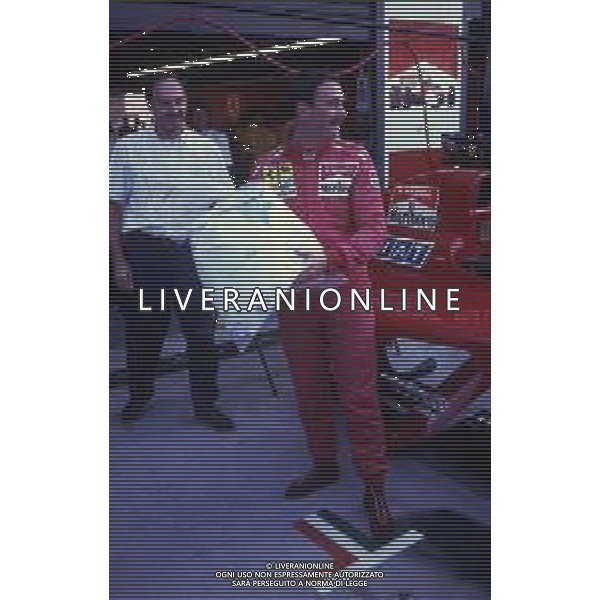 RETROSPETTIVA NIGEL MANSELL PILOTA F1 NELLA FOTO NIGEL MANSELL NELL\'ANNO 1990 AG ALDO LIVERANI SAS