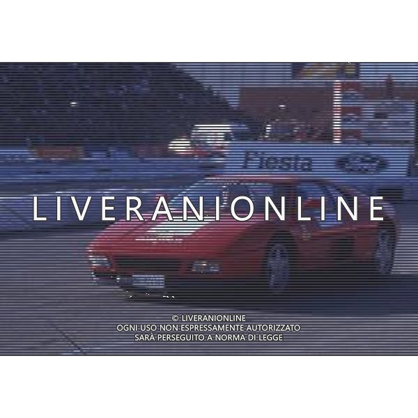 RETROSPETTIVA NIGEL MANSELL PILOTA F1 NELLA FOTO NIGEL MANSELL NELL\'ANNO 1990 AG ALDO LIVERANI SAS