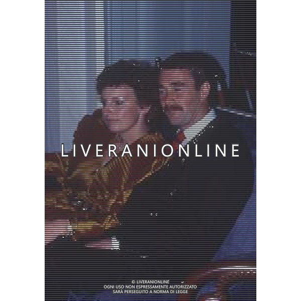RETROSPETTIVA NIGEL MANSELL PILOTA F1 NELLA FOTO NIGEL MANSELL NELL\'ANNO 1992 CON LA MOGLIE AG ALDO LIVERANI SAS 
