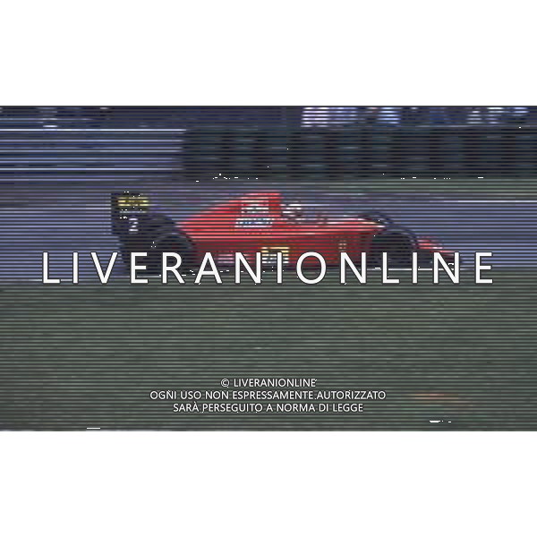 RETROSPETTIVA NIGEL MANSELL PILOTA F1 NELLA FOTO NIGEL MANSELL NELL\'ANNO 1990 AG ALDO LIVERANI SAS