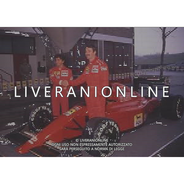 RETROSPETTIVA NIGEL MANSELL PILOTA F1 NELLA FOTO NIGEL MANSELL NELL\'ANNO CON ALAIN PROST AG ALDO LIVERANI SAS