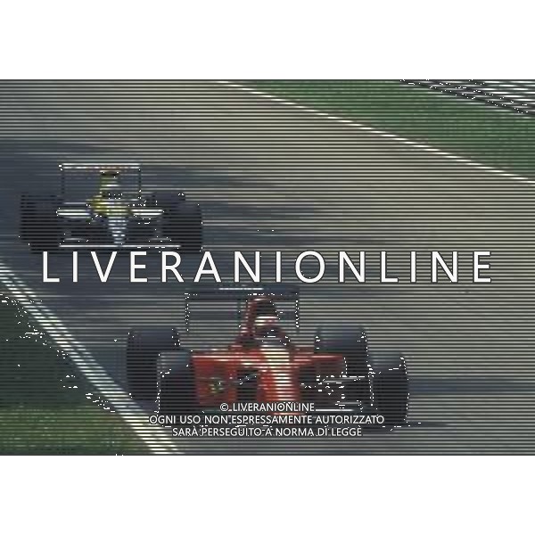 RETROSPETTIVA NIGEL MANSELL PILOTA F1 NELLA FOTO NIGEL MANSELL NELL\'ANNO 1990 AG ALDO LIVERANI SAS