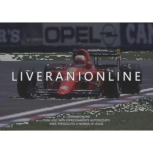 RETROSPETTIVA NIGEL MANSELL PILOTA F1 NELLA FOTO NIGEL MANSELL NELL\'ANNO 1990 AG ALDO LIVERANI SAS